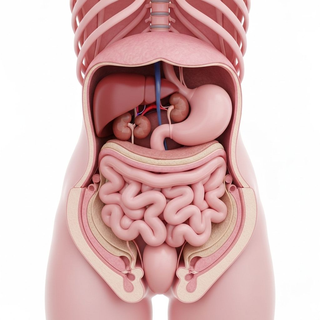 Graisse viscérale autour des organes