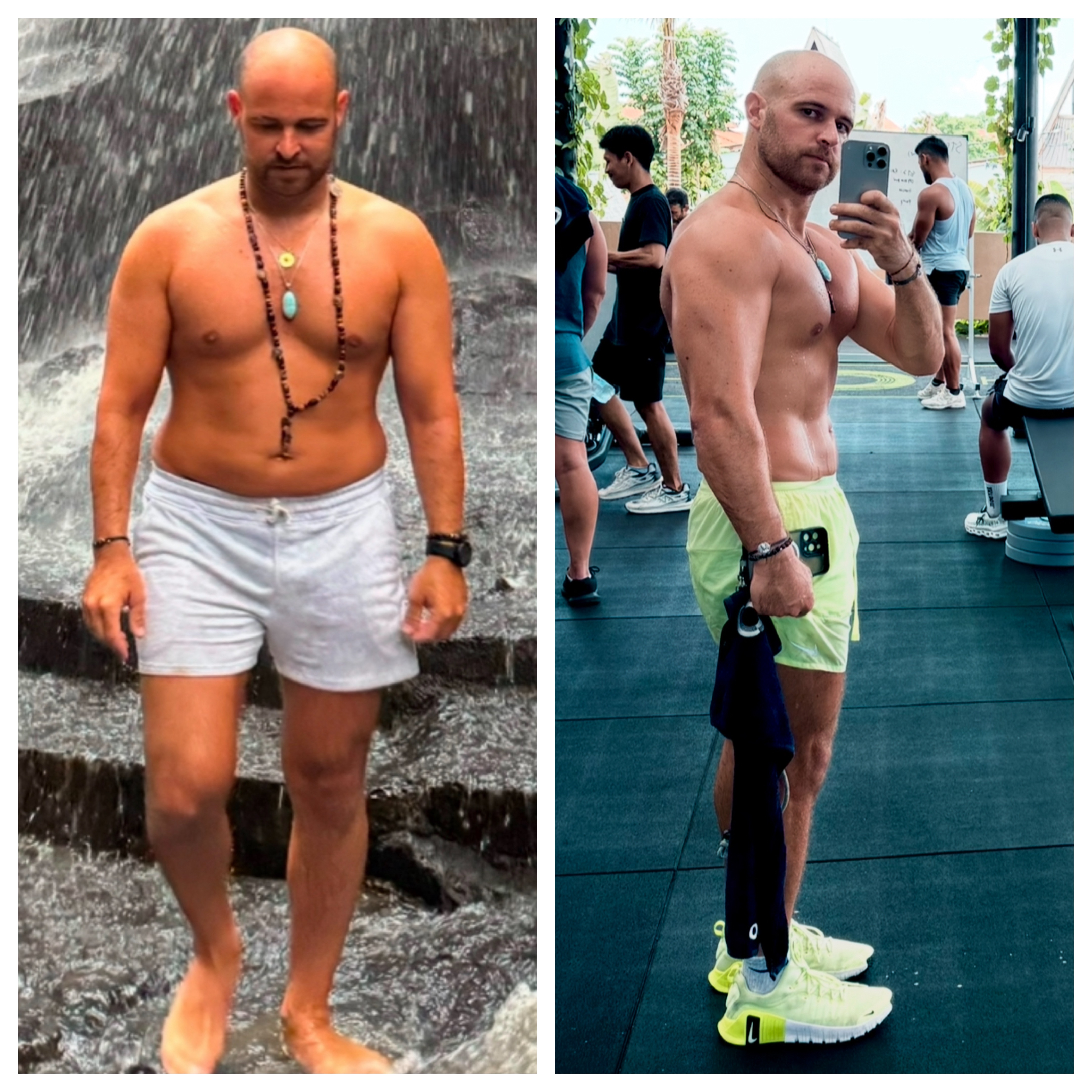 Transformation avant/après